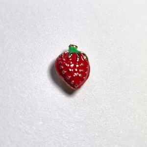 딸기 과일 모양 미니 브로치 작은 뱃지