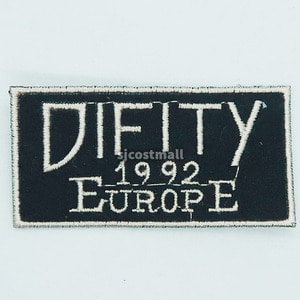 검정색 디피티 1992 유럽 와펜 자수 패치